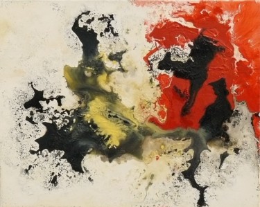 Malerei mit dem Titel "TAUROMAGIE" von Melle, Original-Kunstwerk, Öl
