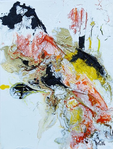 Pittura intitolato "Une cigale" da Melle, Opera d'arte originale, Acrilico