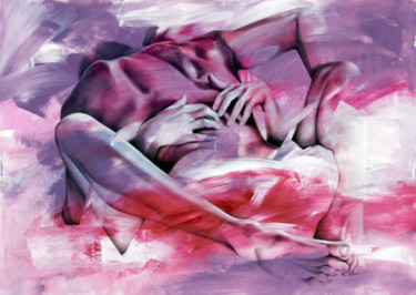 Картина под названием "Hotspot" - Bruno Mellis, Подлинное произведение искусства, Масло