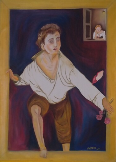 Pittura intitolato "Unrequited Love" da Marcos Henrique Mello, Opera d'arte originale, Olio