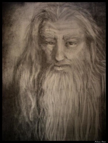 Drawing titled "Portrait of an Old…" by Melissa Bond, Original Artwork
