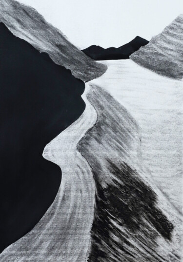Peinture intitulée "Mountain I" par Teresa Melo, Œuvre d'art originale, Acrylique