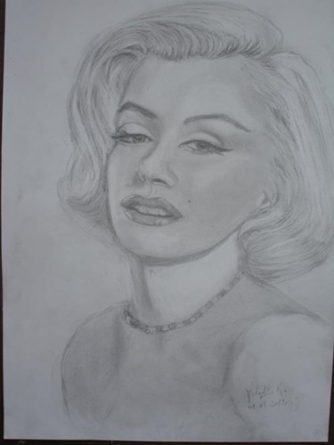 Drawing titled "Marylin MONROE" by Mélodie R. Arts & Co, Original Artwork, Other