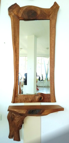 Design intitulée "Mirror Mirror" par Melor Verulidze, Œuvre d'art originale, Meuble