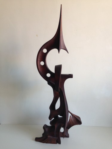 Scultura intitolato "Decorative composit…" da Melor Verulidze, Opera d'arte originale, Legno