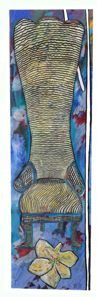 Pintura titulada "série PAUSE Ondulat…" por Mélys, Obra de arte original, Acrílico Montado en Bastidor de camilla de madera