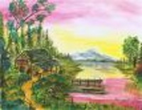 Digital Arts titled "The Lakeside Tradin…" by Memory Webb, Original Artwork