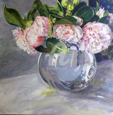 Malerei mit dem Titel "bouquet3.jpg" von Memto, Original-Kunstwerk, Acryl