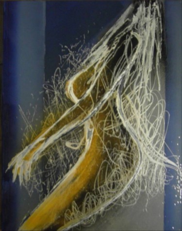 Painting titled "web" by Mendelart, Original Artwork, Oil