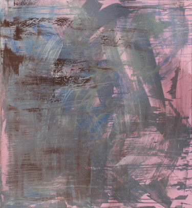 Painting titled "Pink Wind" by Anatoliy Menkiv, Original Artwork, Acrylic Mounted on Wood Stretcher frame