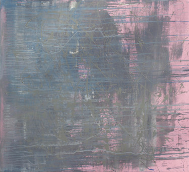 Pittura intitolato "Pink and Grey" da Anatoliy Menkiv, Opera d'arte originale, Acrilico Montato su Telaio per barella in leg…
