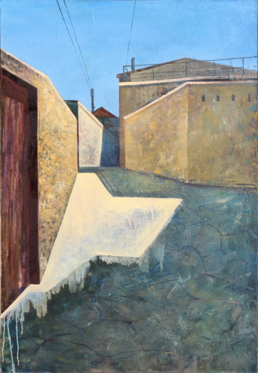 Peinture intitulée "Cyprus" par Anatoliy Menkiv, Œuvre d'art originale, Huile Monté sur Châssis en bois