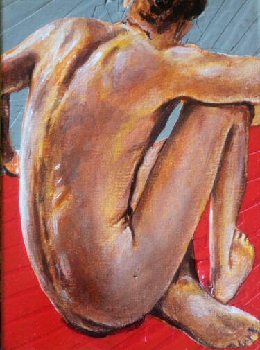 Картина под названием "ALTER EGO 21" - Mennato Tedesco, Подлинное произведение искусства, Масло