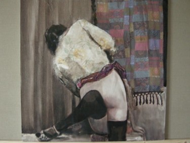 Pittura intitolato "joux de femmes" da Mennato Tedesco, Opera d'arte originale