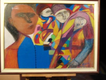 Peinture intitulée "tableaux_233.JPG" par Ali Menouar, Œuvre d'art originale