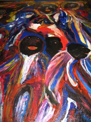 Peinture intitulée "derniers-tableaux-0…" par Ali Menouar, Œuvre d'art originale