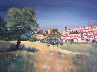 Peinture intitulée "Jerez de los caball…" par Mensa, Œuvre d'art originale, Huile