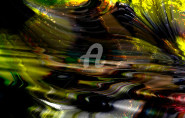 Digital Arts titled "Quantum Event at Hy…" by Richard Cresswell Thomas, Original Artwork, 2D Digital Work