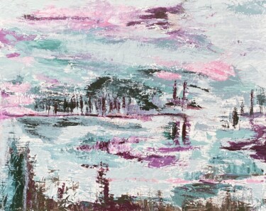 Peinture intitulée "Wild Forest" par Merel Rose, Œuvre d'art originale, Acrylique