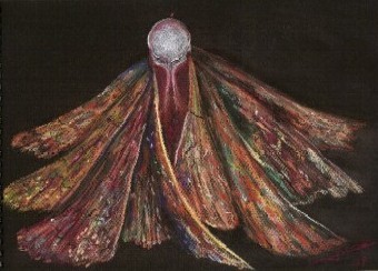 Tekening getiteld "copie de Léonord Fi…" door Sylvia Leroy, Origineel Kunstwerk, Pastel