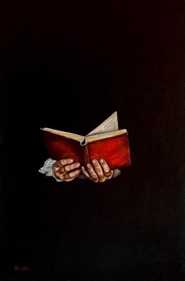 Картина под названием ""Salvation"" - Meri Martoian, Подлинное произведение искусства, Акрил Установлен на Деревянная рама д…