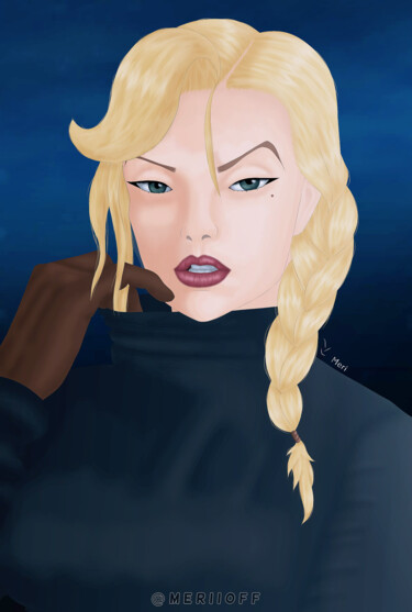 Digital Arts titled "Helga Sinclair (Atl…" by Meri, Original Artwork, Digital Painting