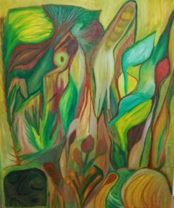 Painting titled "SONO" by Moisés Merrelho, Original Artwork, Oil