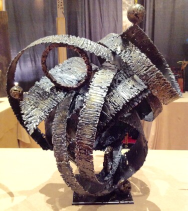 Sculpture titled "Spherical" by Merrill Orr, Original Artwork, Metals