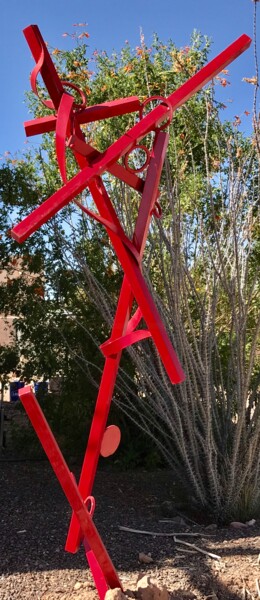 Sculpture titled "Rush" by Merrill Orr, Original Artwork, Metals