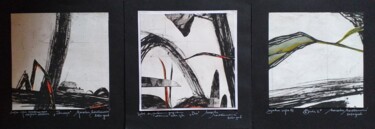 Triptih, grafika Gravures & estampes intitulée "Triptih, grafika" par Mersiha M., Œuvre d'art originale, Gravure