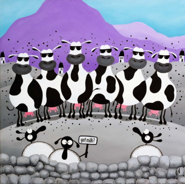 Painting titled "Legendairy" by Mervyn Tay, Original Artwork, Acrylic Mounted on Wood Stretcher frame