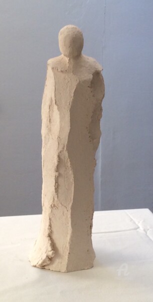 Sculpture intitulée "Mystic" par Meryem, Œuvre d'art originale, Terre cuite