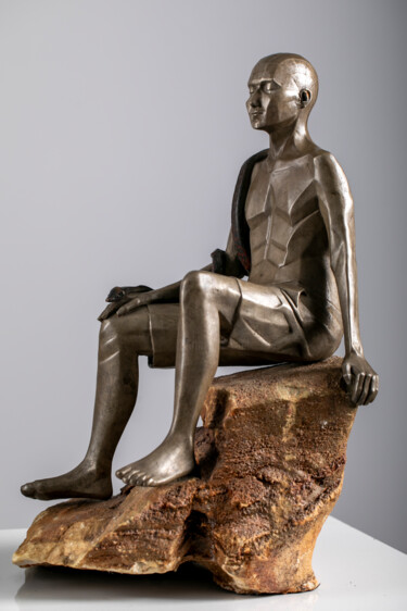 Sculptuur getiteld "EGO - freedom" door Meryem Doğan, Origineel Kunstwerk, Bronzen