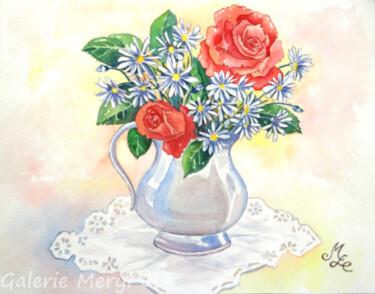 제목이 "Petit bouquet délic…"인 미술작품 Meryl로, 원작, 수채화