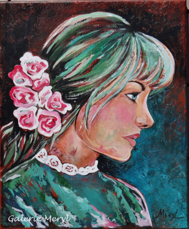 Peinture intitulée "Esperanza" par Meryl, Œuvre d'art originale, Acrylique