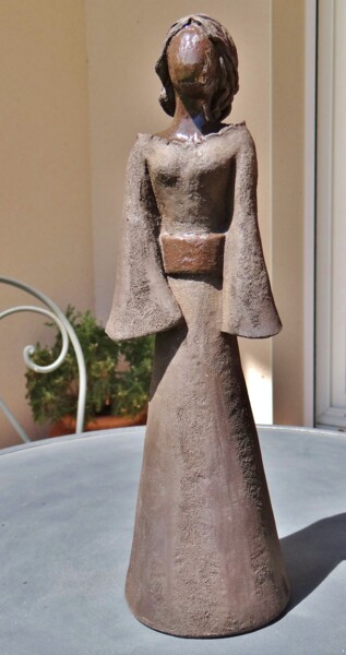 Sculpture intitulée "Angéla" par Meryl, Œuvre d'art originale, Céramique