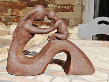 雕塑 标题为“La maternité” 由Meryl, 原创艺术品, 粘土