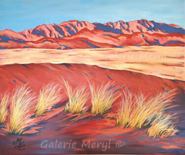 Картина под названием "Magie du désert Nam…" - Meryl, Подлинное произведение искусства, Акрил