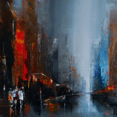 Peinture intitulée "Après la pluie" par Philippe Meslin, Œuvre d'art originale, Huile