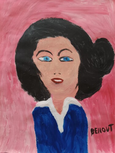 Painting titled "Gf" by Messaouda Bellout, Original Artwork, Acrylic