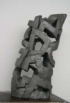 Sculpture intitulée ""Malinche"" par Manolo Messía, Œuvre d'art originale, Bois