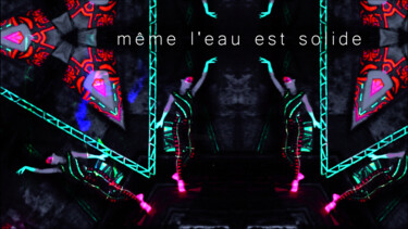 Digital Arts titled "Même l'eau est soli…" by Meta Shp, Original Artwork, Manipulated Photography