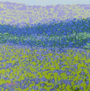 Painting titled "Bluebells" by Malc, Original Artwork, Acrylic