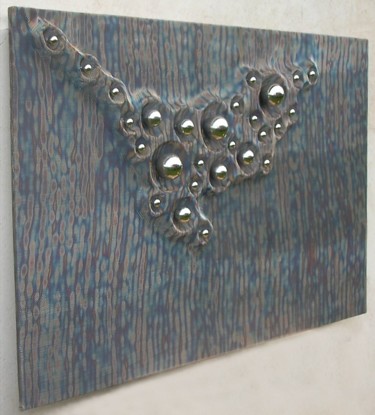 Sculpture titled "Metalin 2" by Jan Cyma, Original Artwork, Metals