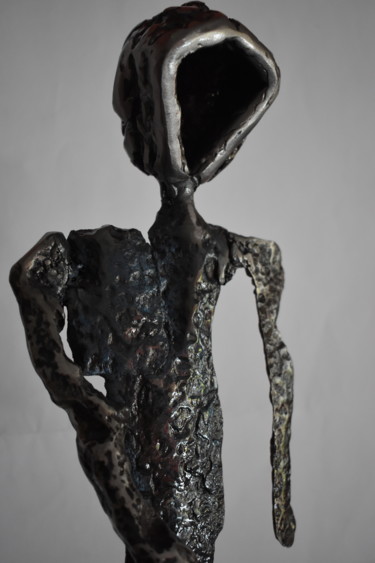 Sculpture intitulée ""Sandrine"" par Métalucubration, Œuvre d'art originale, Métaux