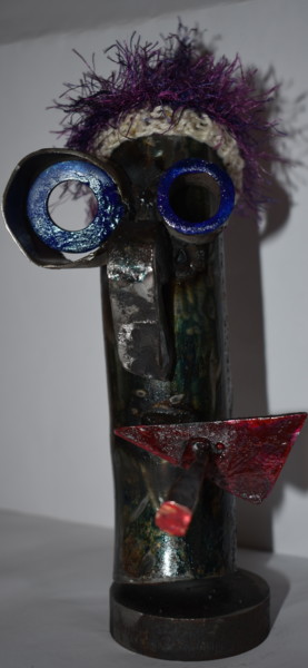 Sculpture titled "Innocent " Gauthier…" by Métalucubration, Original Artwork, Metals