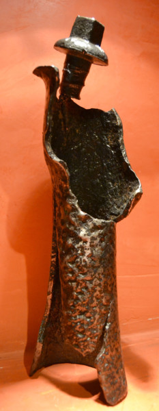 Rzeźba zatytułowany „"Basque"  sculpture…” autorstwa Métalucubration, Oryginalna praca, Metale
