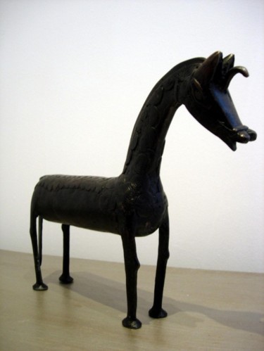 Peinture intitulée "Sculpture "Cheval d…" par Métis Art Déco, Œuvre d'art originale