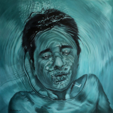 Under The Surface Peinture intitulée "Under The Surface" par Michel V. Meulenert, Œuvre d'art originale, Huile