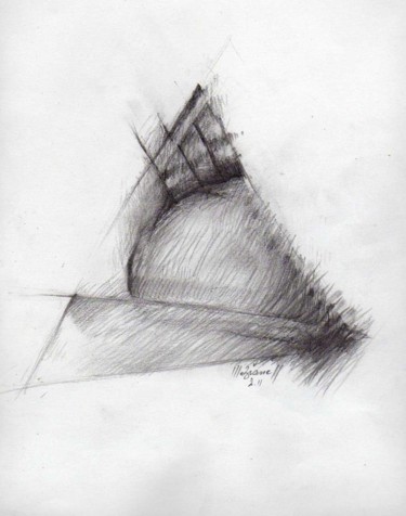 Dessin intitulée "Elems 02" par Meziane Boussaid, Œuvre d'art originale, Crayon